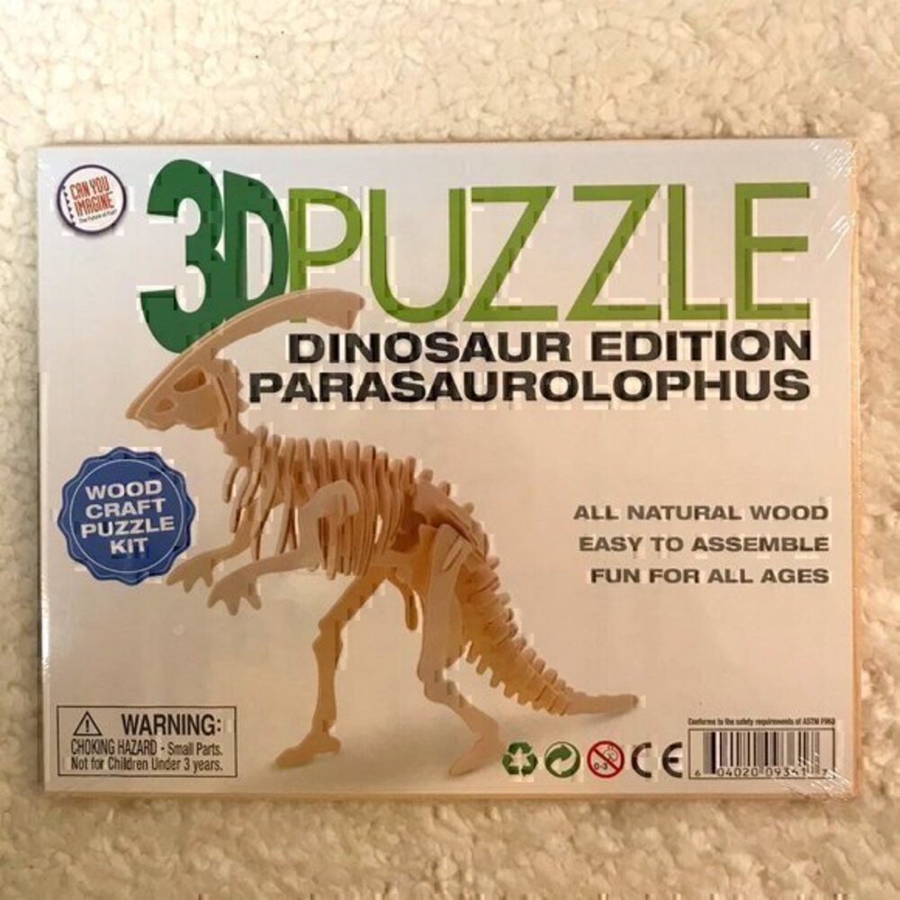 Can You Imagine "Parasaurolophus" Dinosaur 3D Puzzle
